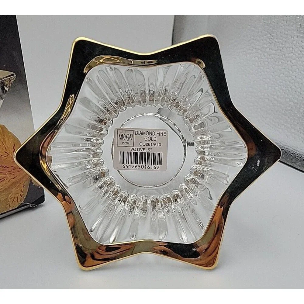 Mikasa Diamond Fire Gold Trim 5